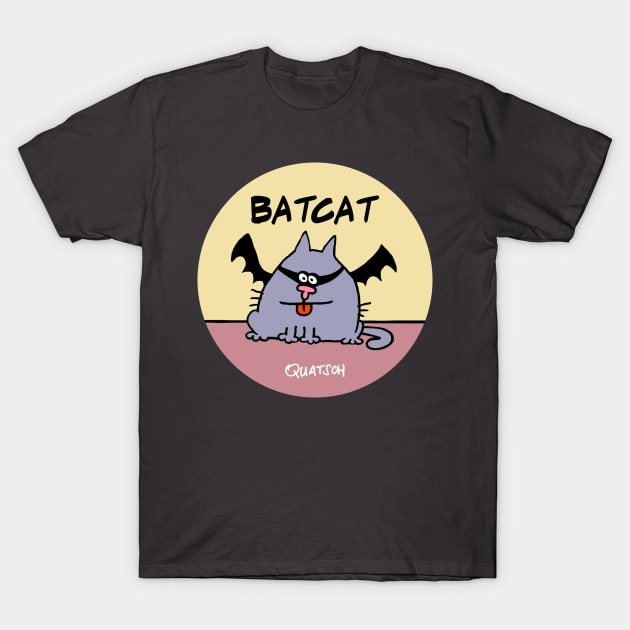 Batcat T-Shirt by Quatsch